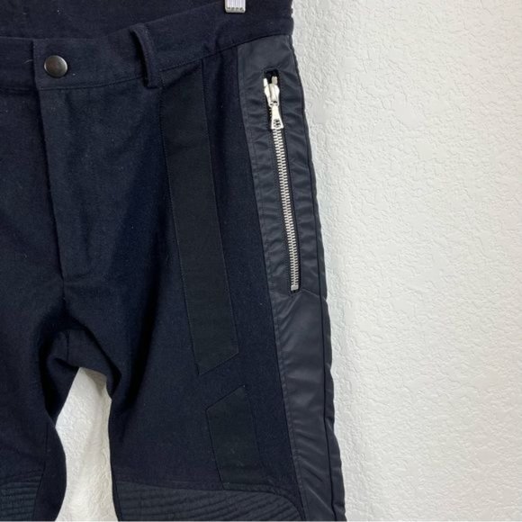 Dries Van Noten AW 14 Runway Biker Moto Zipper Wool Pants - Picture 3 of 12